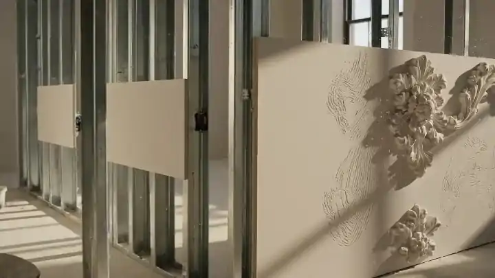 Standbild aus dem Video „Trockenbau“
