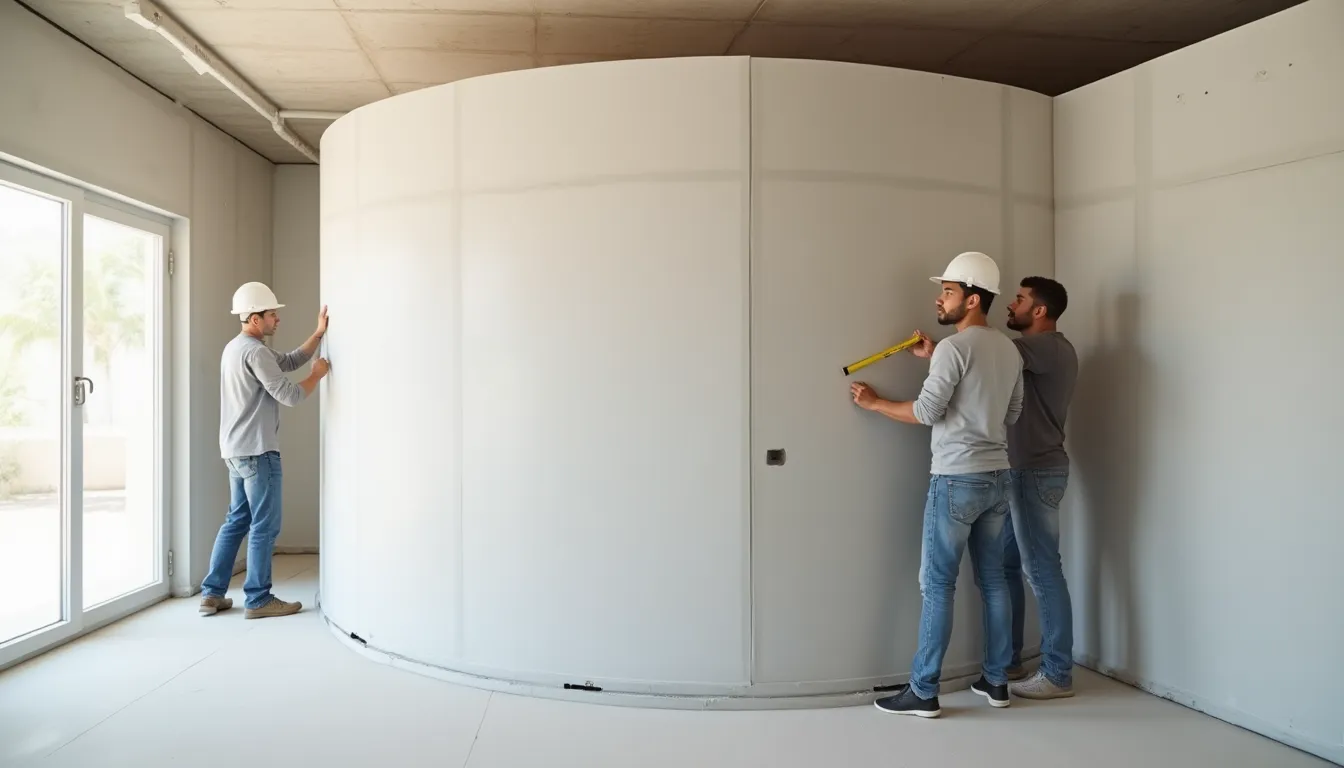 Perfekter Trockenbau: Rundungen leicht gemacht