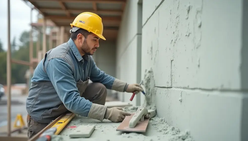 So verarbeiten Sie Außenputz Platten richtig