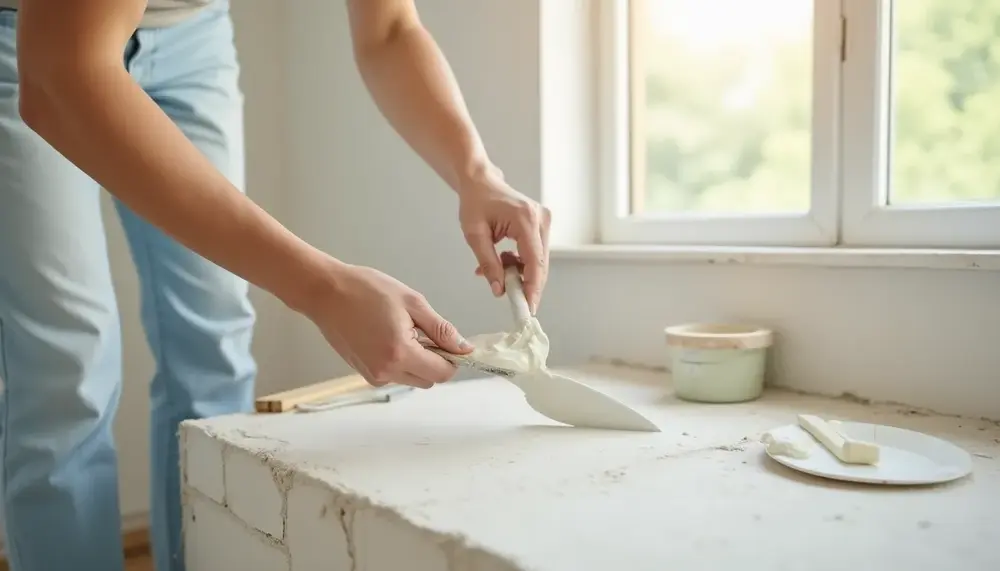 Step-by-Step: Risse im Innenputz ausbessern mit Acryl